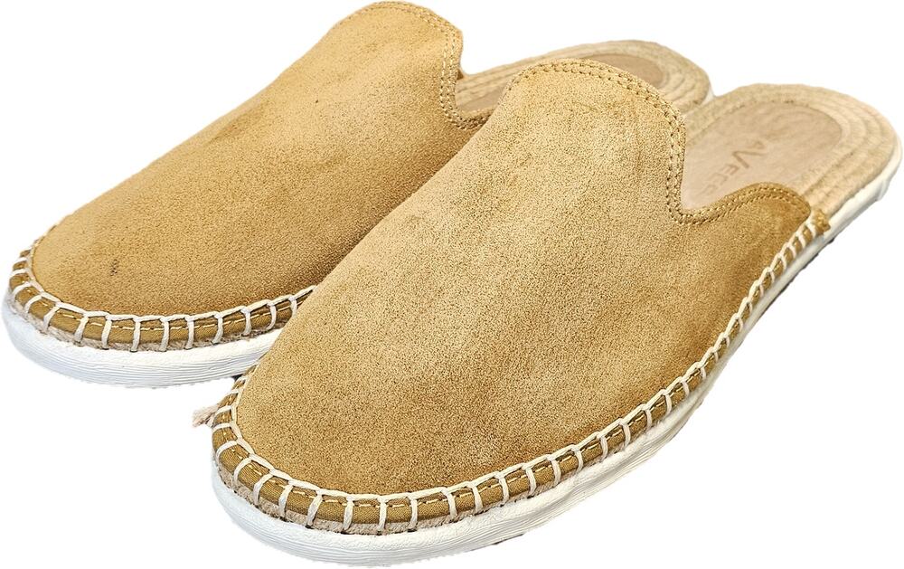 Seavees Camel Suede Jute Ocean Park Mule Shoes Boho Festival Espradille 7
